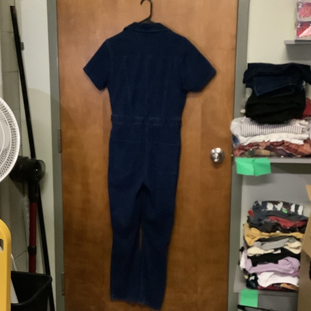 Good American Indigo Denim Jumpsuit - Picture 3 of 3